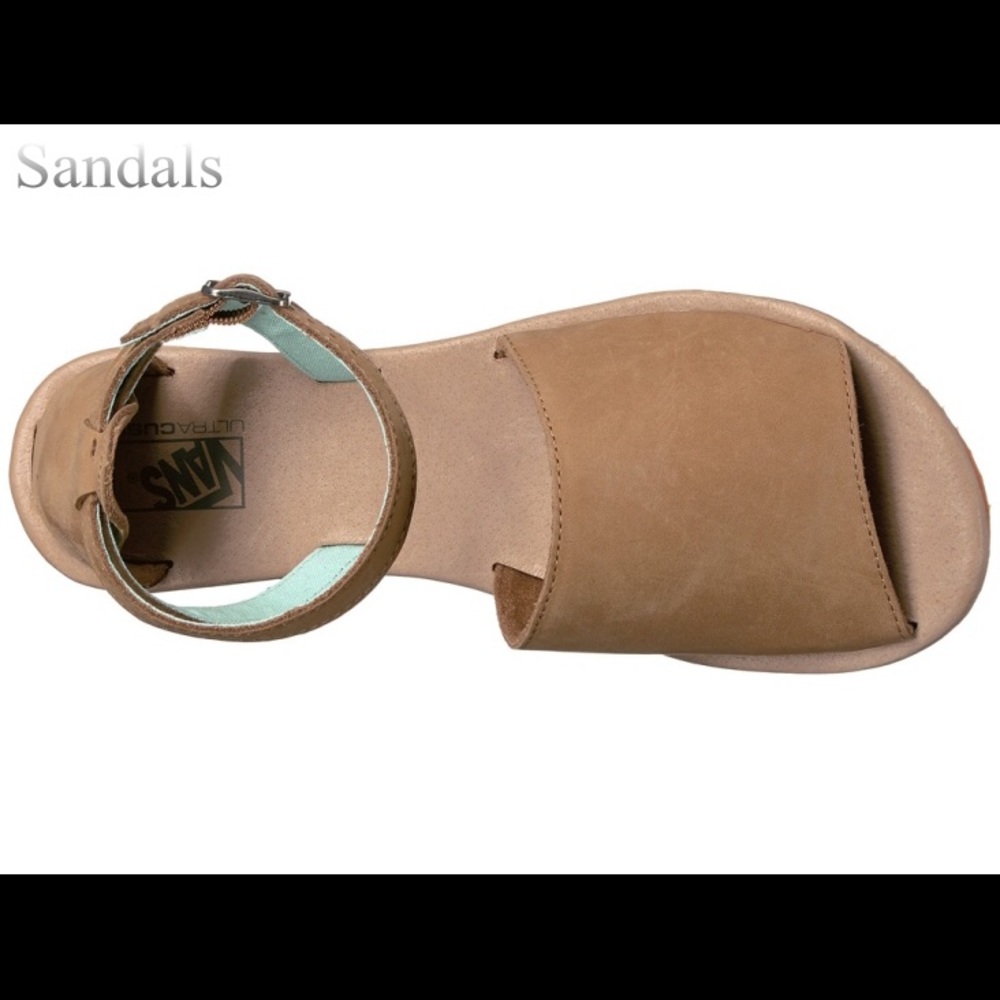 NEW Vans Ankle Tan Sandals - Picture 3 of 5